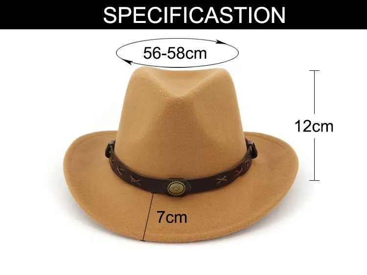 Belted Cowboy Hat