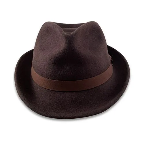Brown Felt Fedoras