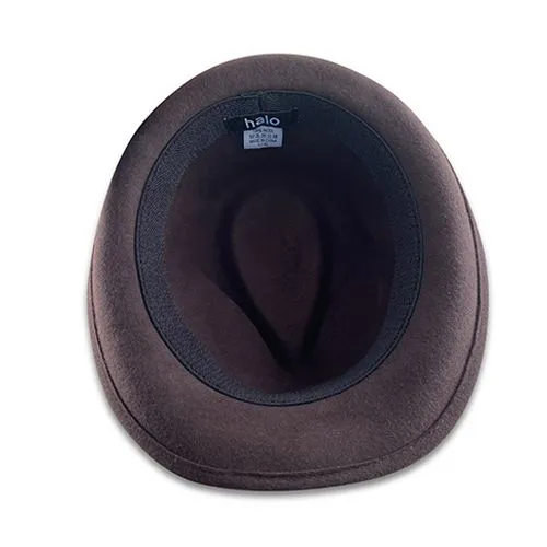 Brown Felt Fedoras