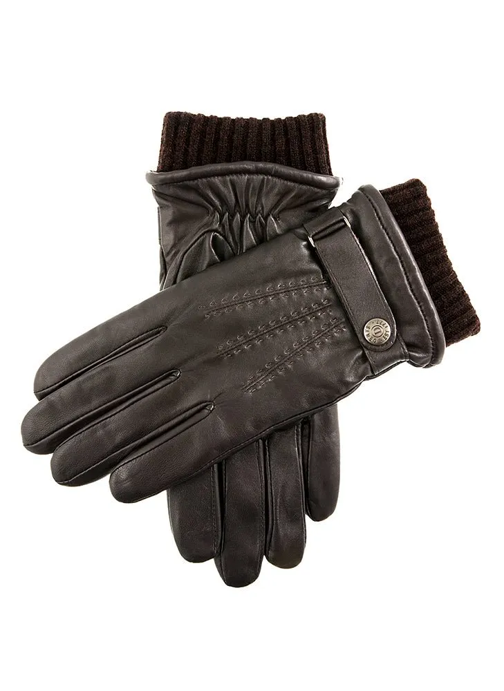 Dents Henley Men's Warm-Lined Touchscreen Leather Gloves