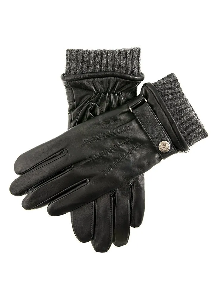 Dents Henley Men's Warm-Lined Touchscreen Leather Gloves