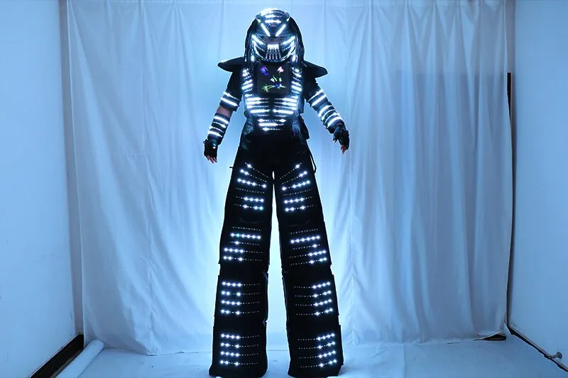 Full Color Smart Chest Display Stills Walker Laser Glove Helmet