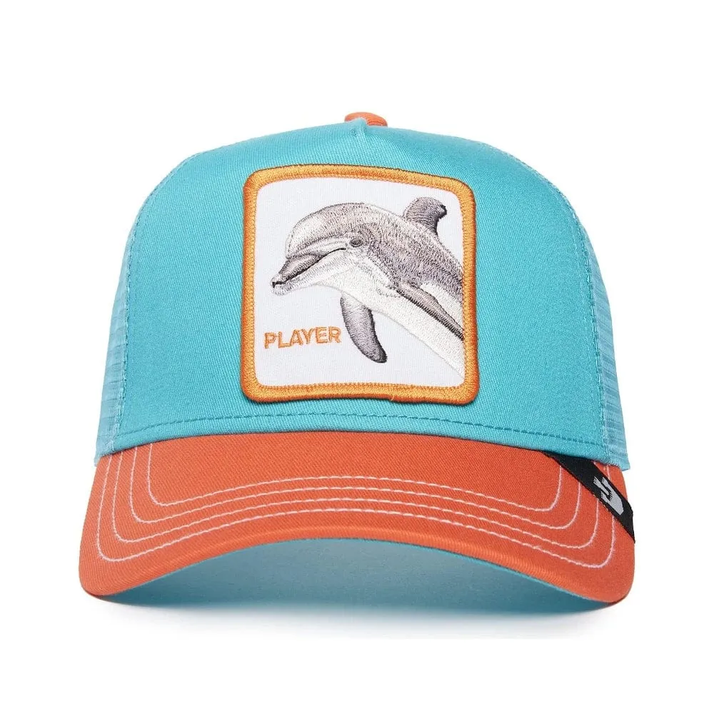 Goorin Bros Dolphin Fan Trucker Snapback - Turquoise