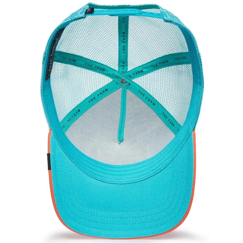 Goorin Bros Dolphin Fan Trucker Snapback - Turquoise