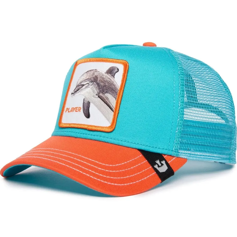 Goorin Bros Dolphin Fan Trucker Snapback - Turquoise