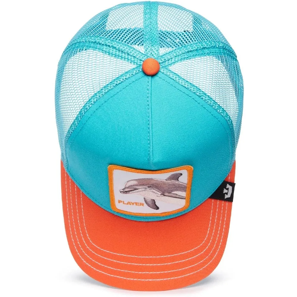 Goorin Bros Dolphin Fan Trucker Snapback - Turquoise