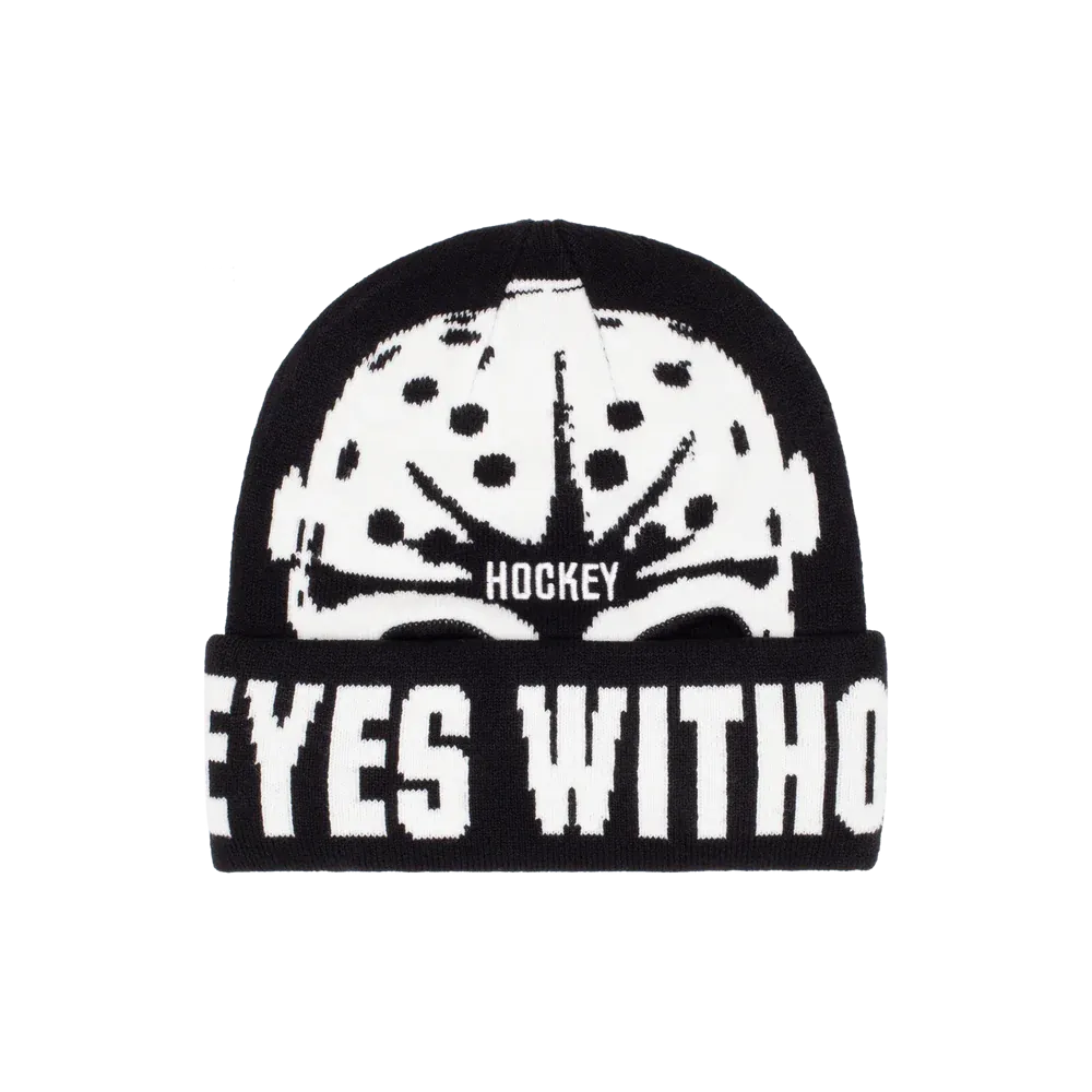 Hockey Ski Mask Beanies - Black
