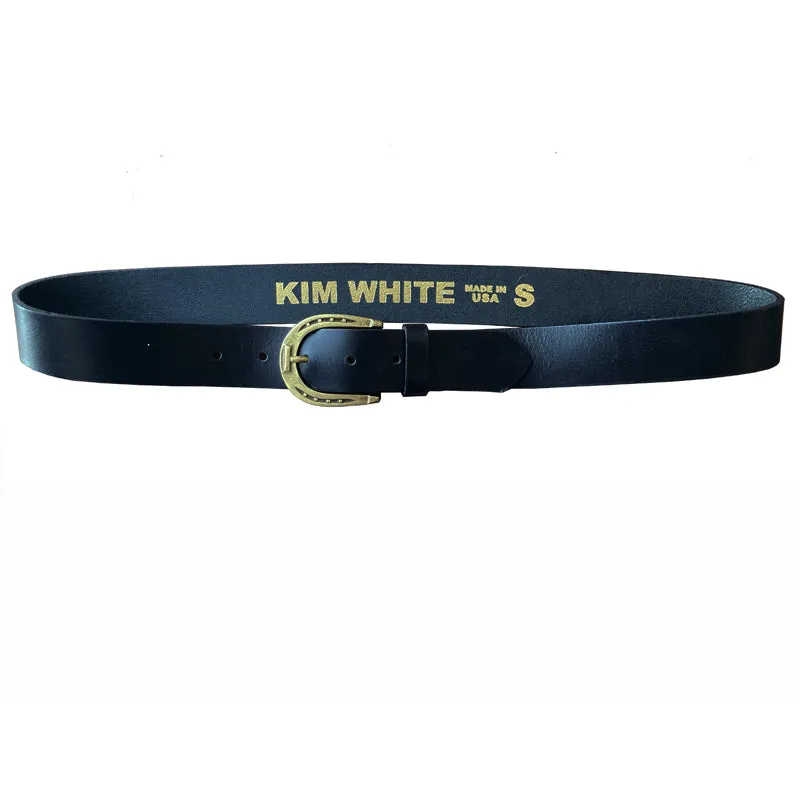 Horseshoe - Black wBrass