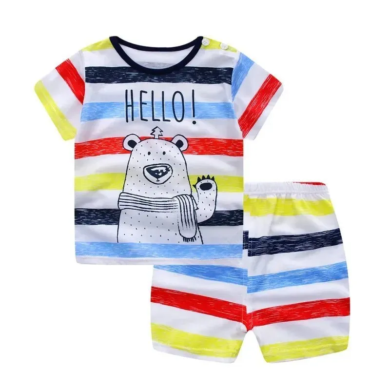 Newborn Plaid Cotton Clothes Set (Summer 2024)