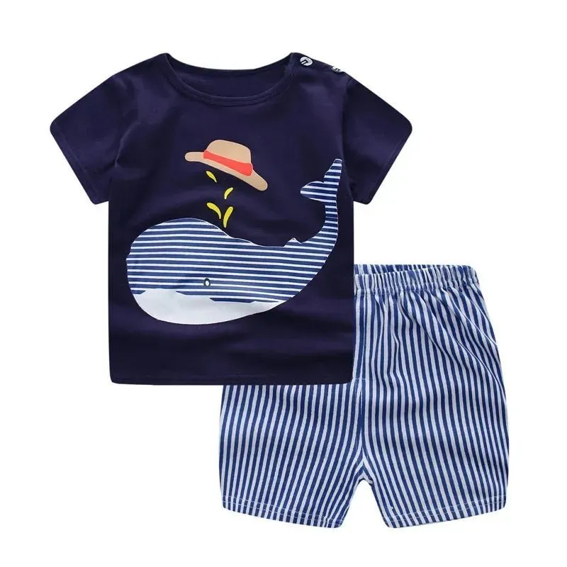 Newborn Plaid Cotton Clothes Set (Summer 2024)