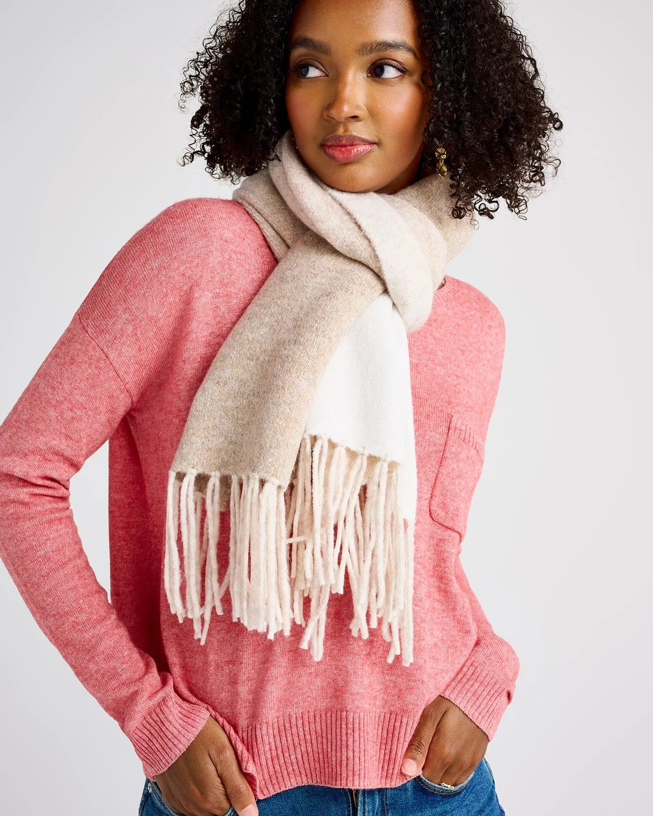 Oversize Plaid Scarf