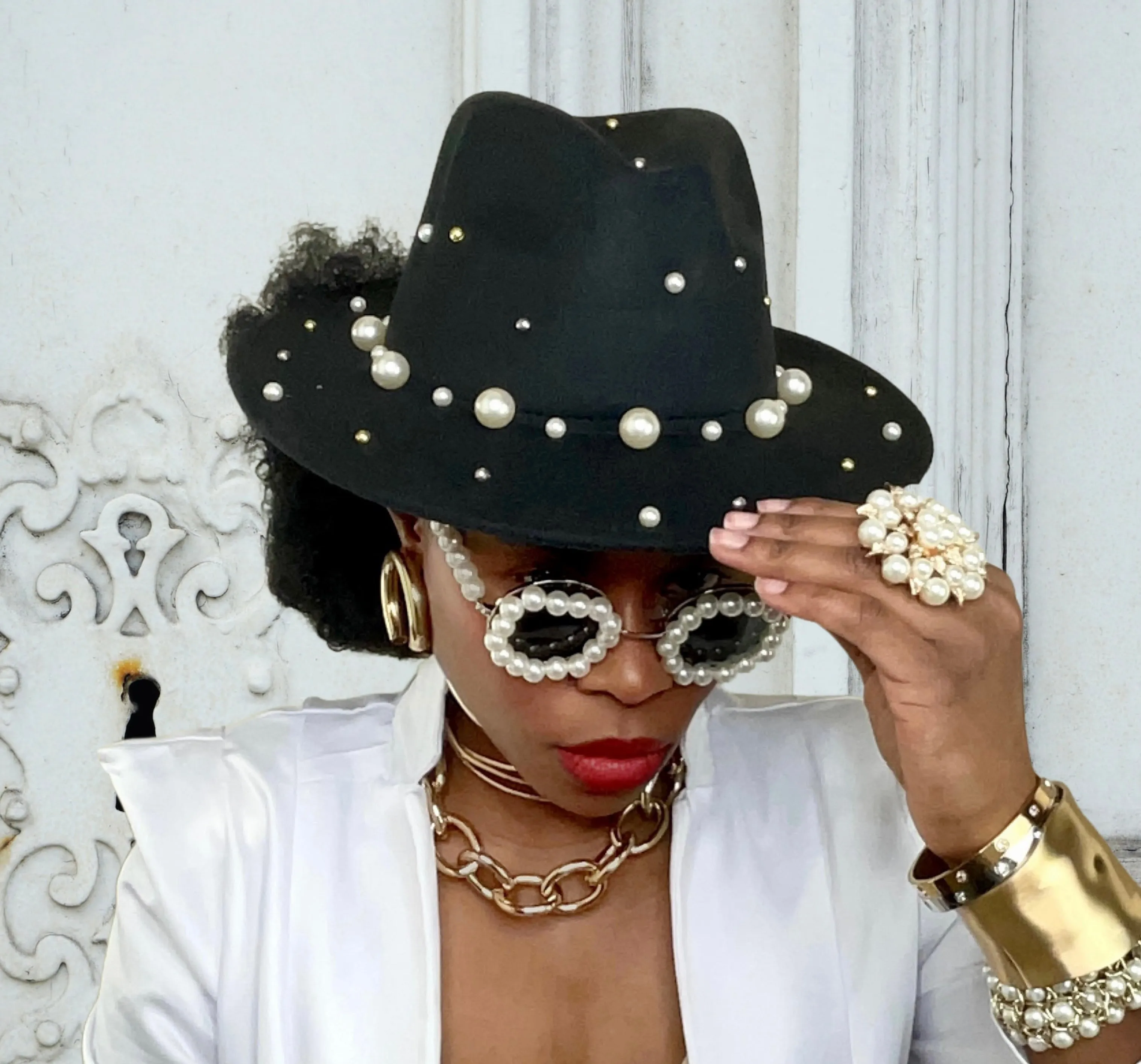Pearl hat Fedora