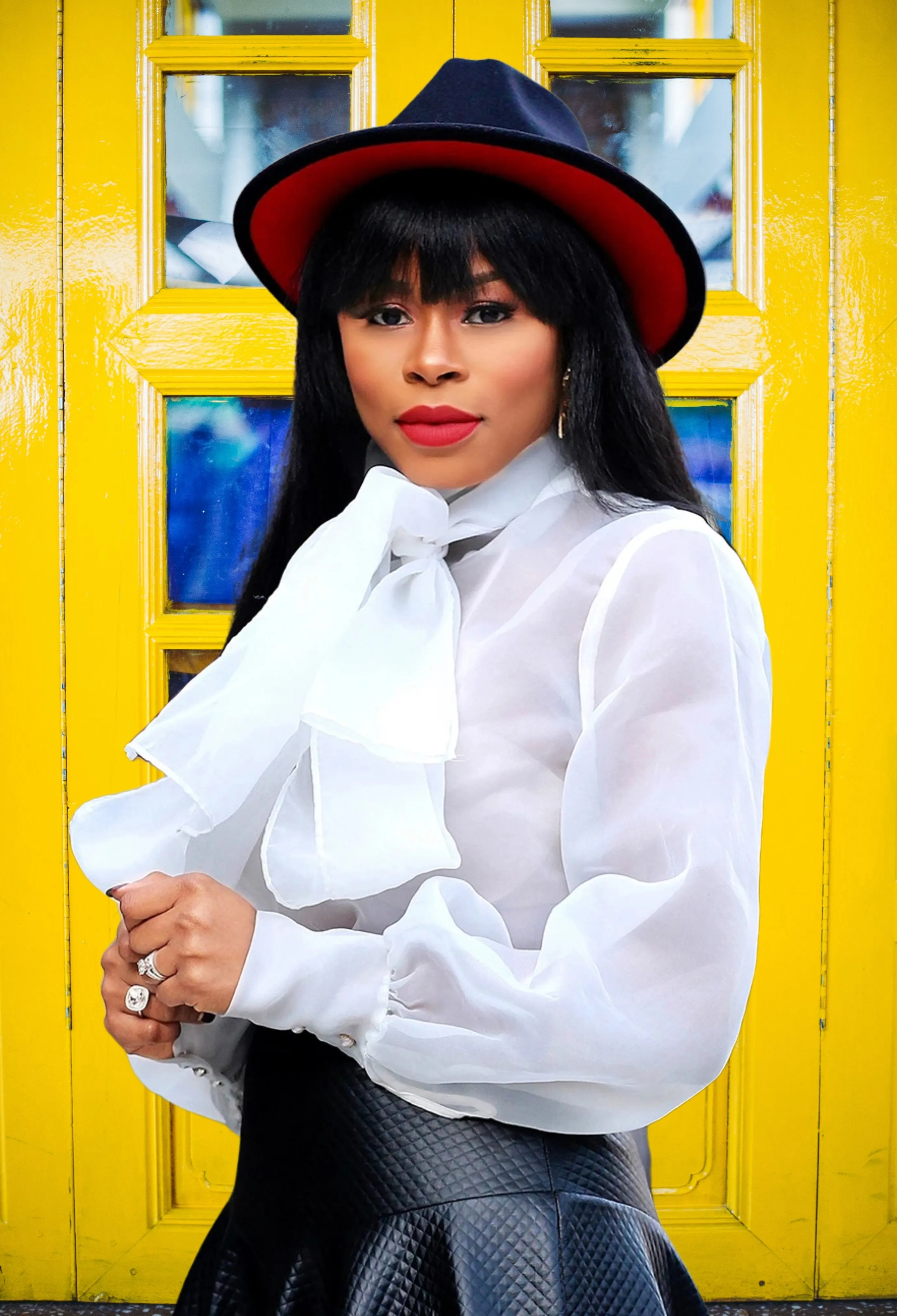 Red Bottom hat Fedora