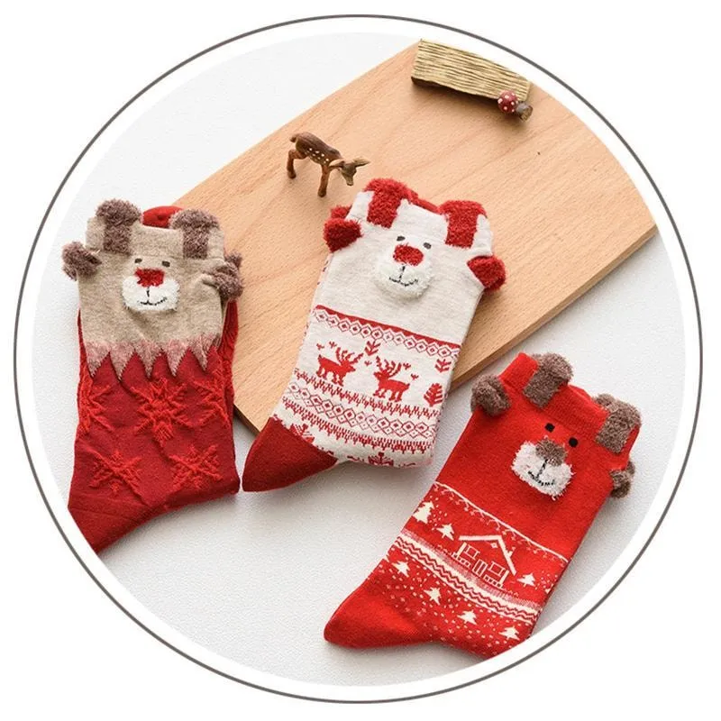 Santa Claus Cute Christmas Socks