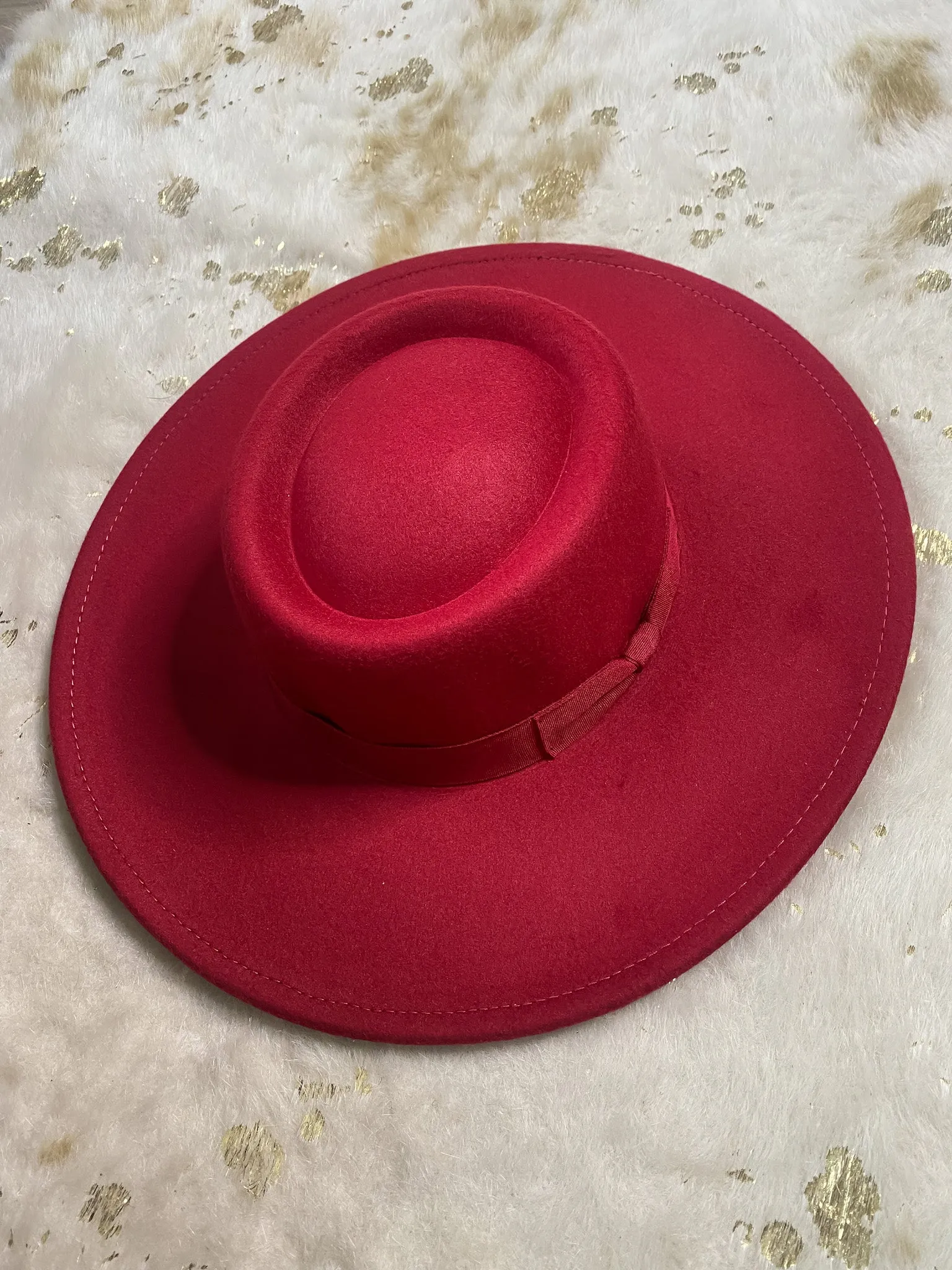 Smoking “HAT” Round Top Wide Brim Fedora