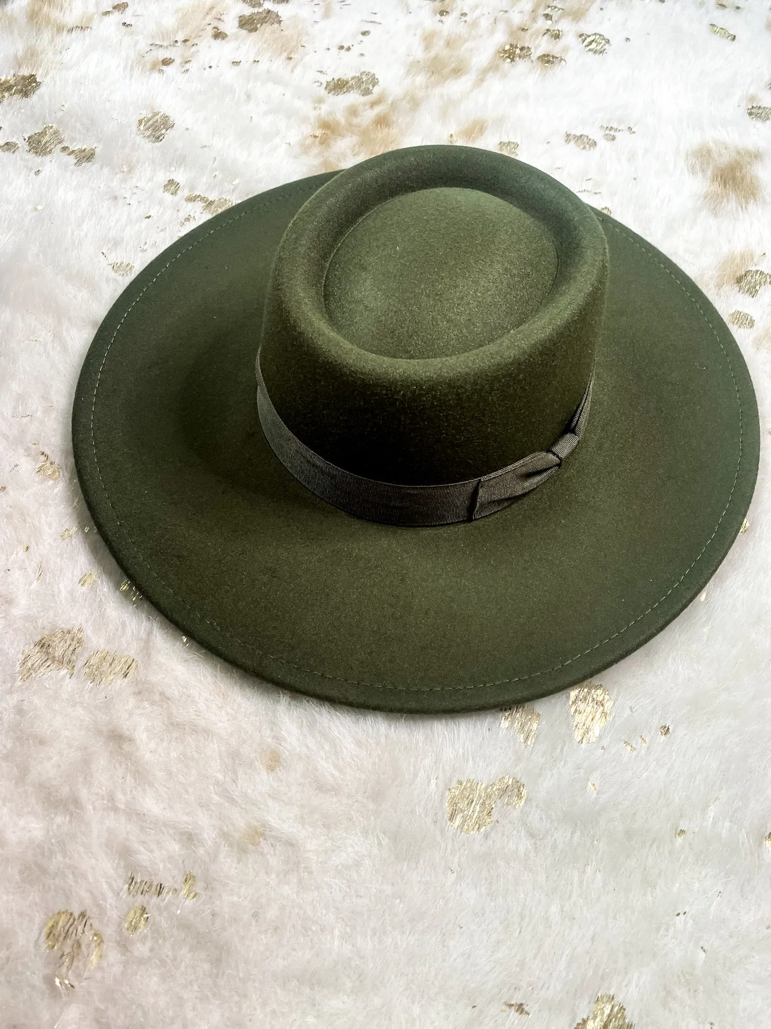 Smoking “HAT” Round Top Wide Brim Fedora