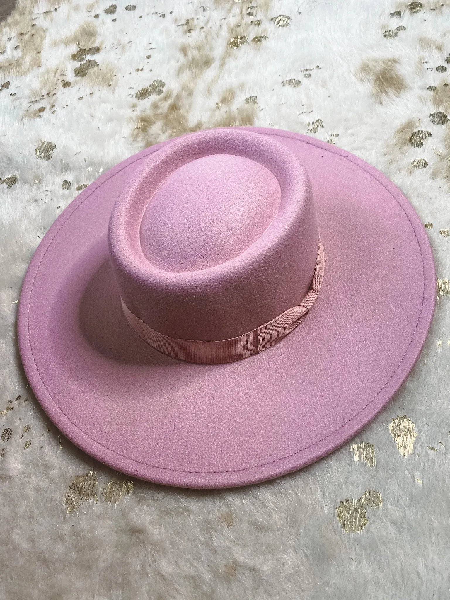 Smoking “HAT” Round Top Wide Brim Fedora