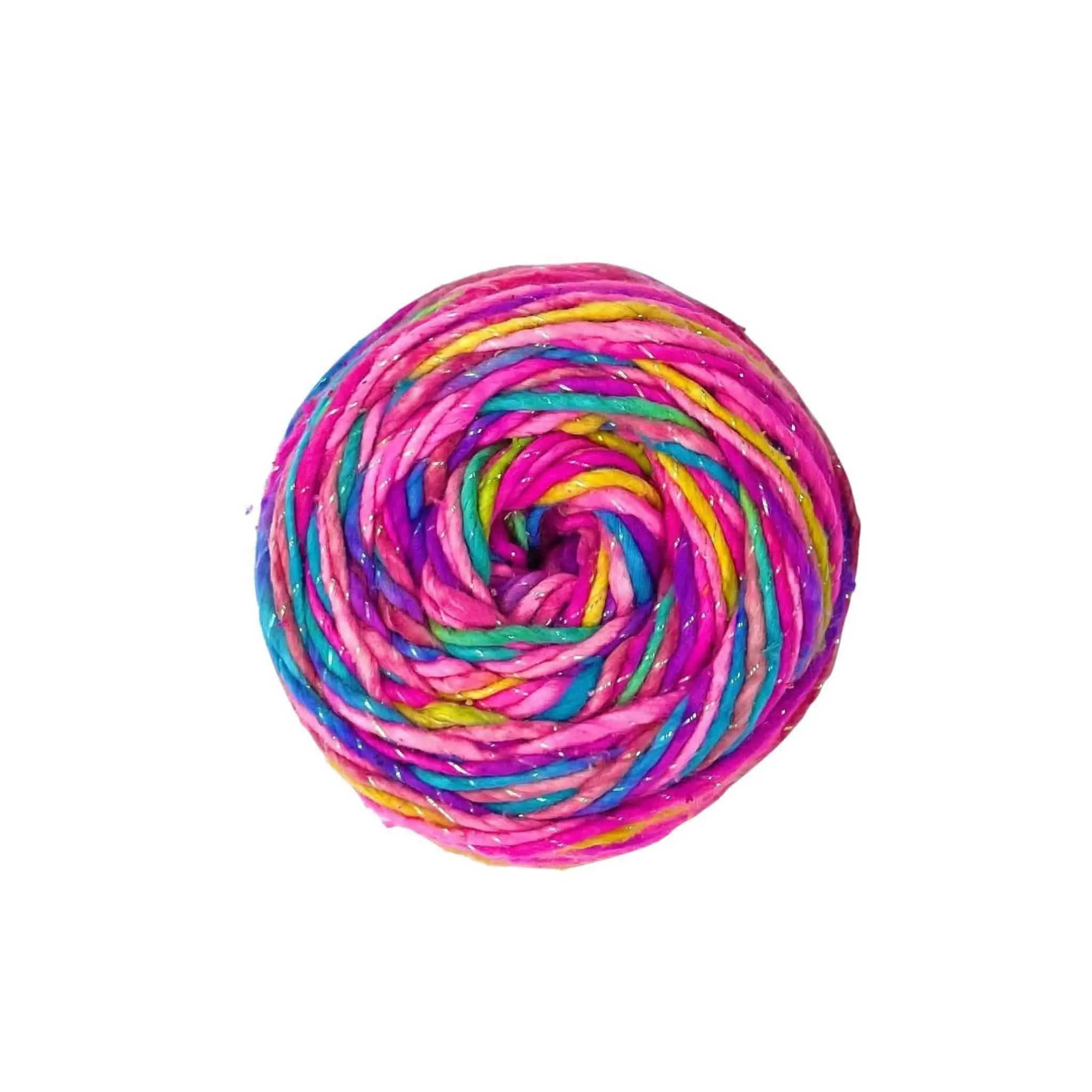 Sparkle Silk Roving Worsted Weight Silk Yarn