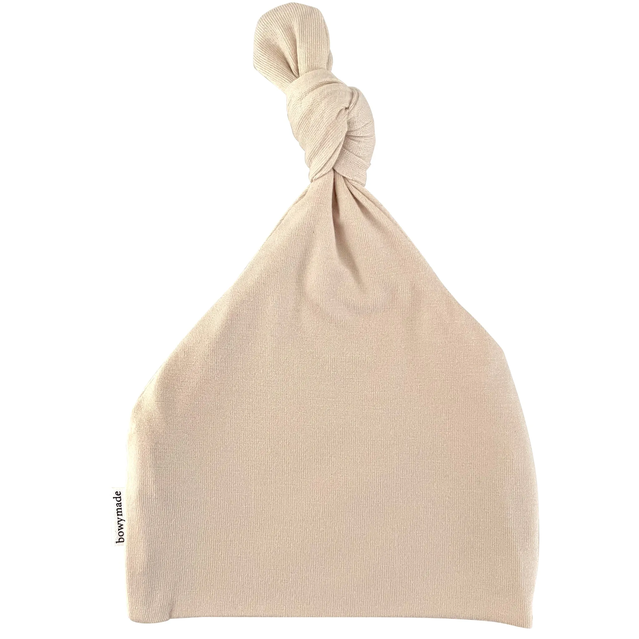 Top Knot Beanie - Cream